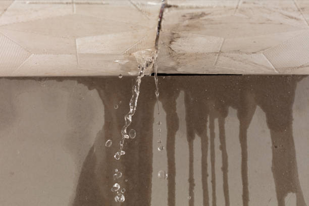 Professional Burst Pipe Cleanup technician working in Decatur, TX